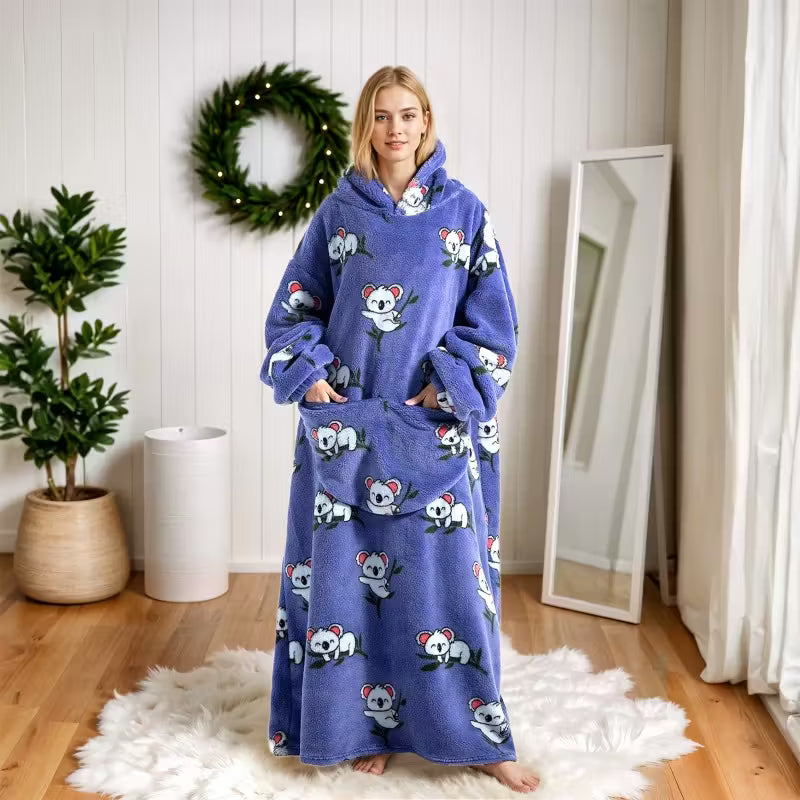 Cozy Oversized Wearable Blanket Hoodie,
