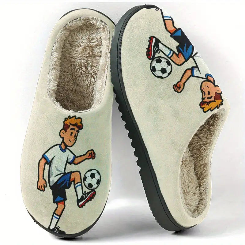 Unisex Plush Slippers,