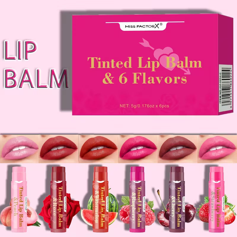 6 Flavors, Nourish And Moisturize Dry Lips, Lipstick, Lipstick Gift Set,