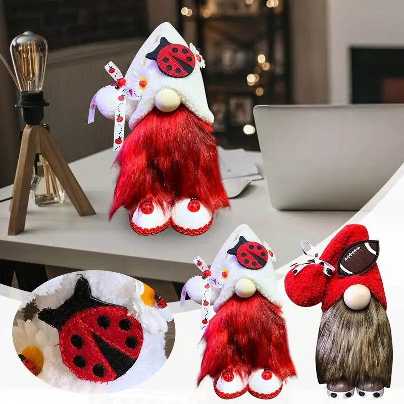 Festive Christmas Gnome Doll Ornament
