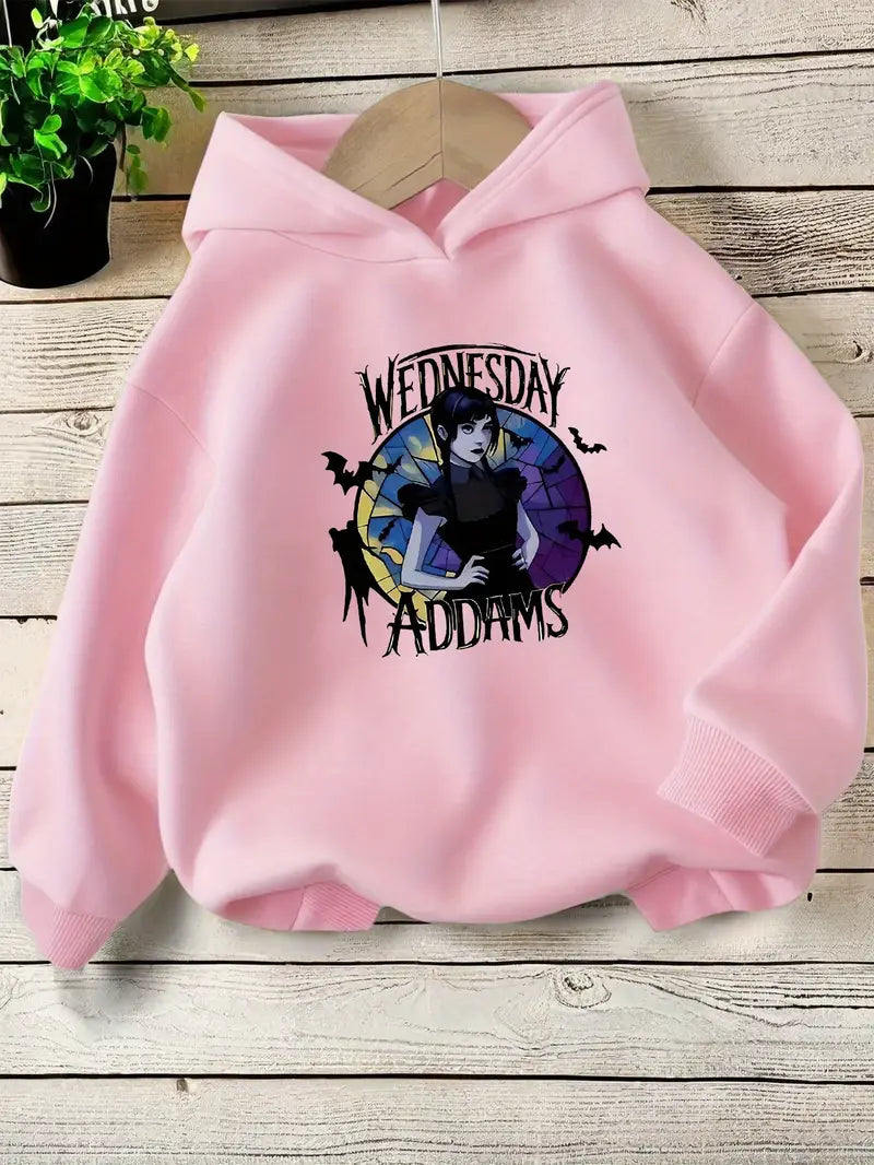 Girls' Autumn Winter Casual Hooded Sweatshirt