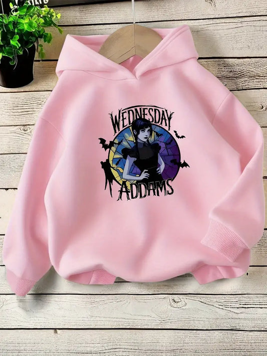 Girls' Autumn Winter Casual Hooded Sweatshirt