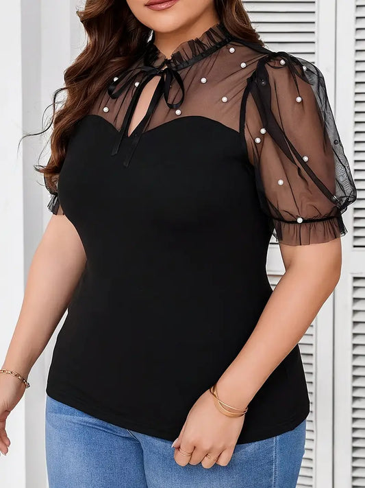Plus-Size Women, Featuring Short Sleeves