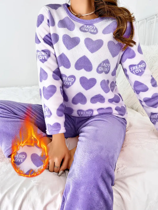 Autumn and Winter Flannel Women's Loungewear