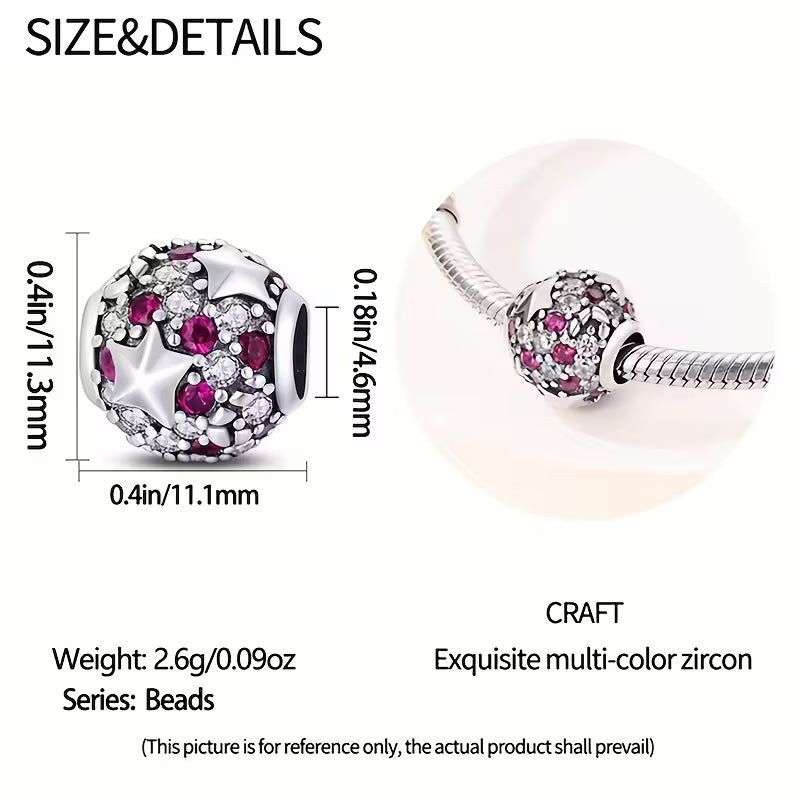 1pc Winter Romantic Series Christmas Beaded Bracelet,