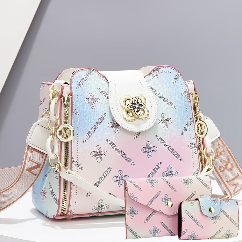 Women'S Three-Piece Handbag Set,