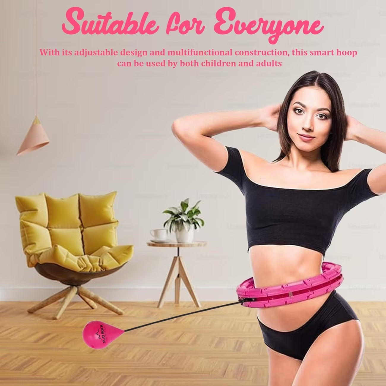 Get Fit with Our Adjustable Smart Hula Hoop
