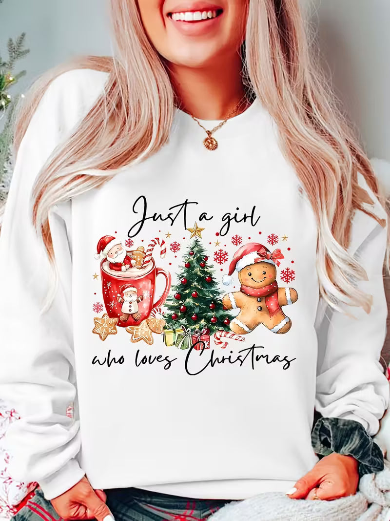Women'S Christmas Themed Sweatshirt,