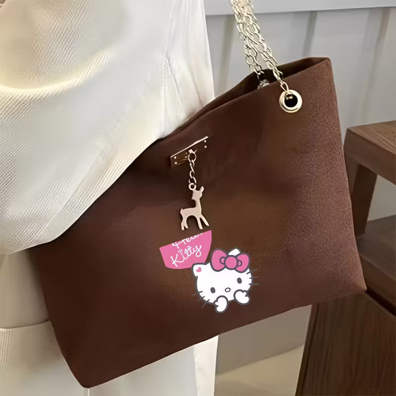 Hello Kitty 's Large Capacity Tote Shoulder Bag