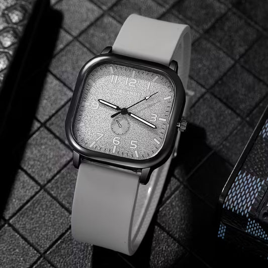 Retro Casual Stylish Fashion Men's Luxury Quartz Wristwatch,