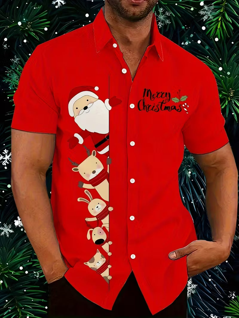 Festive Men's Christmas Shirt