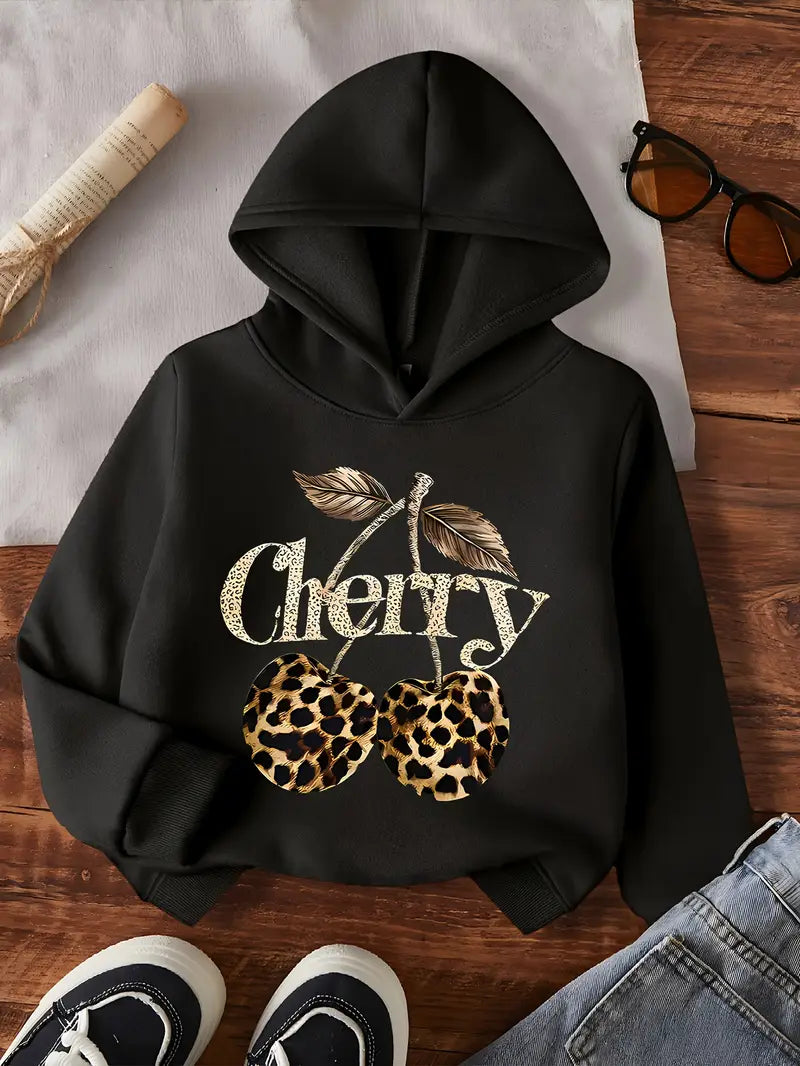 girls Graphic Pullover Sweatshirt