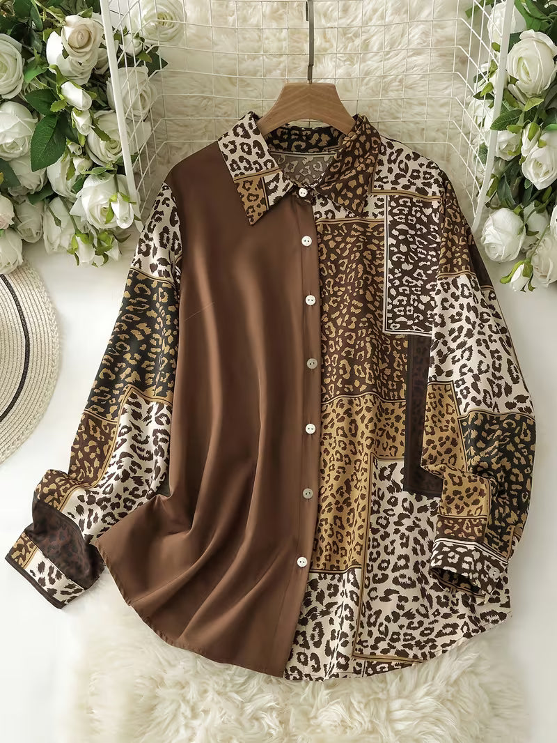 Plus Size Elegant Women's Shirt