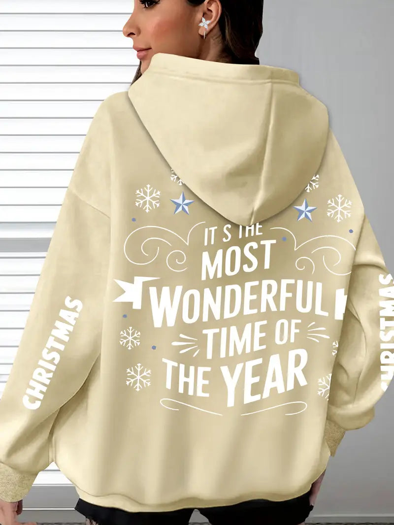 Women'S Plus Size Christmas Hoodie
