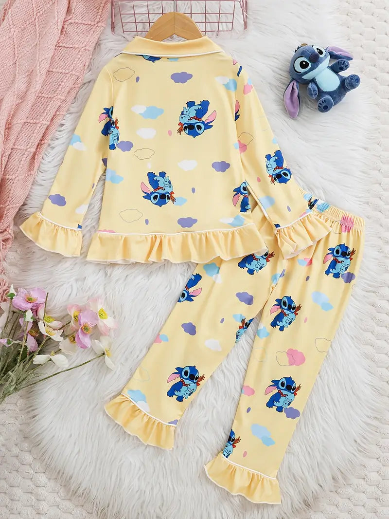 Girls' Comfortable Casual Pajama Set