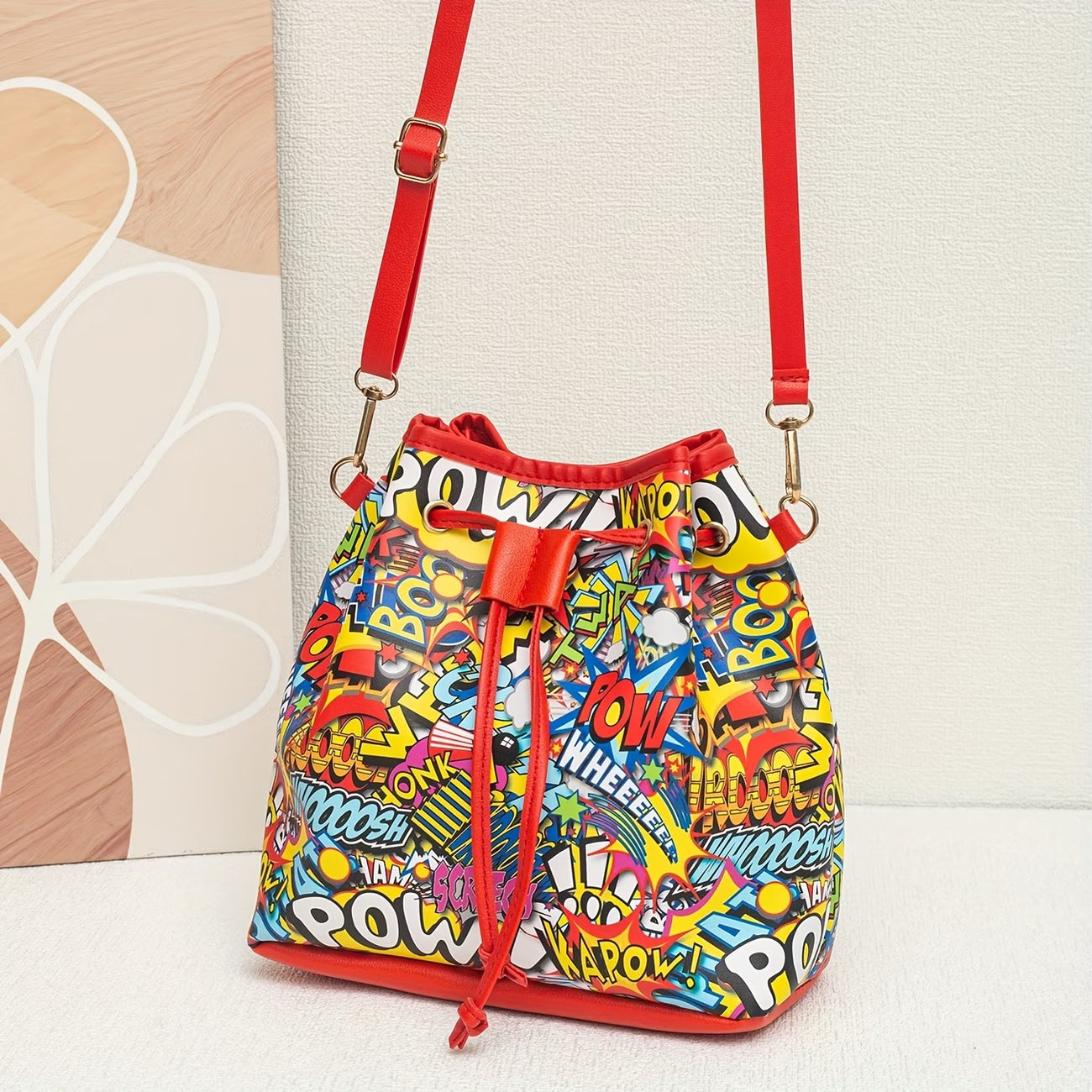 Women's Large Capacity Dopamine Coloring Tote Bag