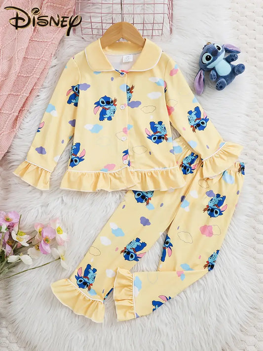 Girls' Comfortable Casual Pajama Set