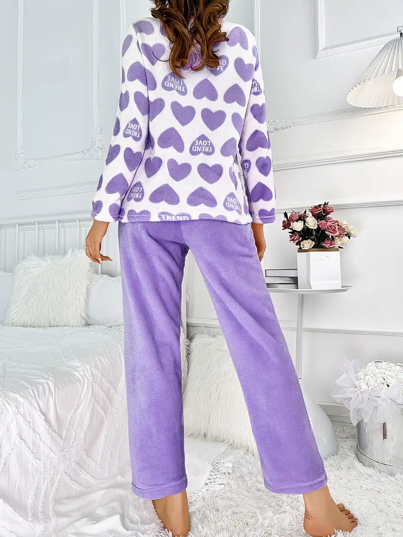 Autumn and Winter Flannel Women's Loungewear