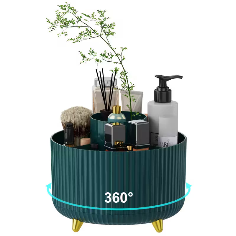 ABERZEY 360° Rotating Makeup Organizer