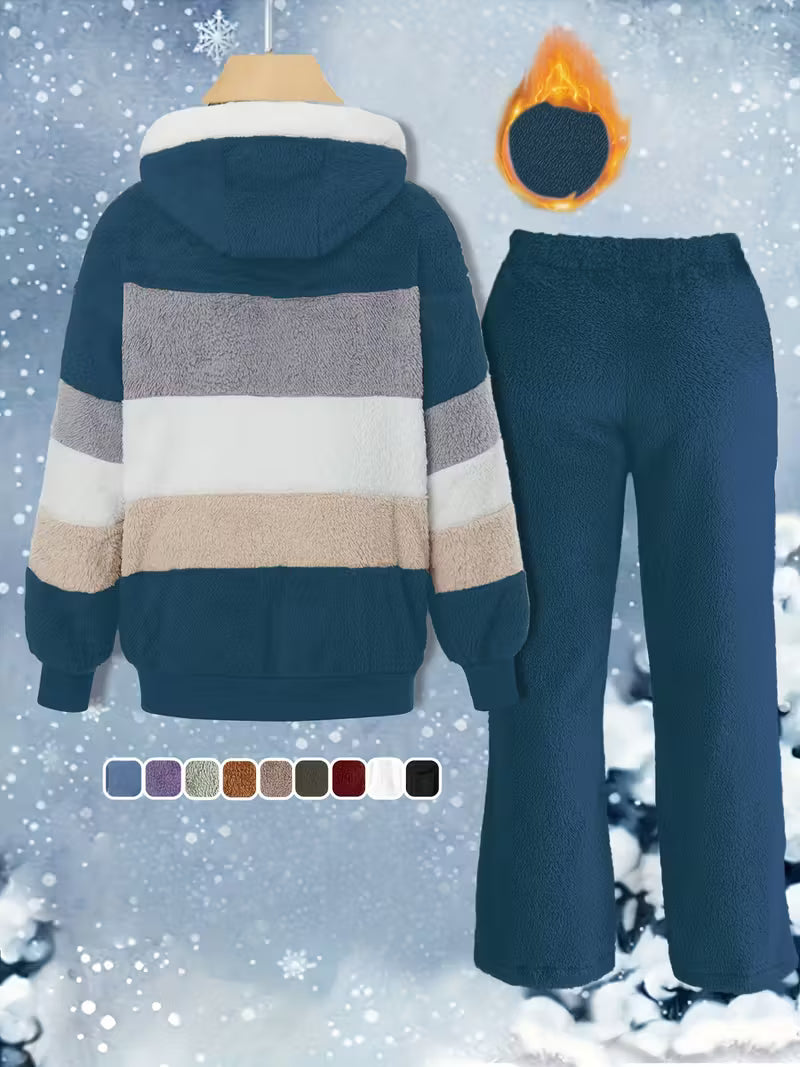 Winter Warm Plus Size Fashion Women's Set