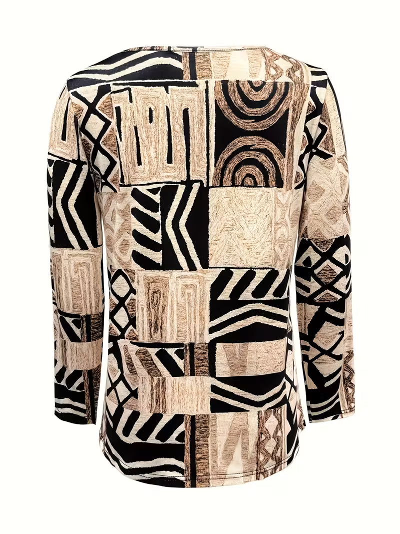 Women'S Vintage-Inspired Long Sleeve T-Shirt,