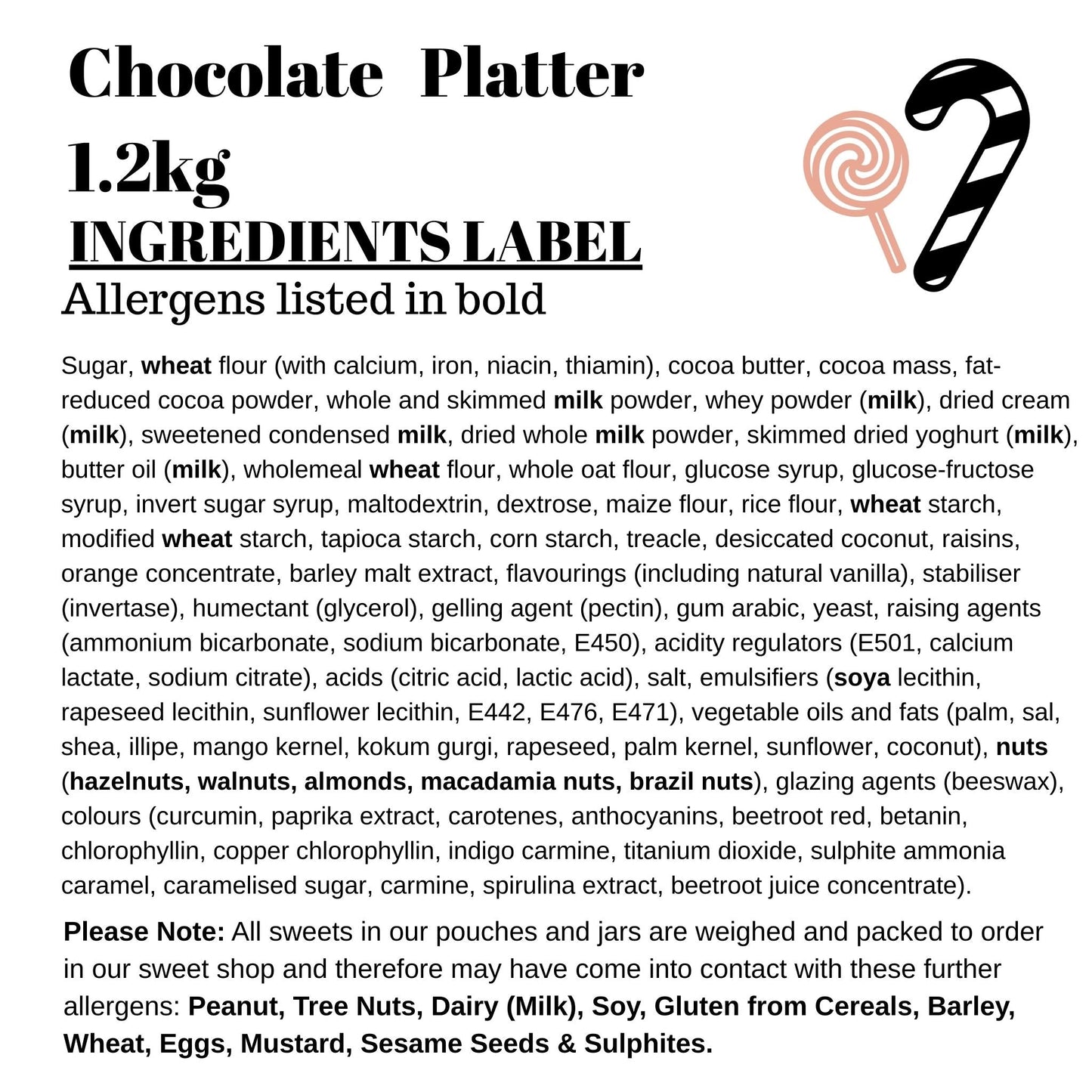 Chocolate Platter 1.2kg