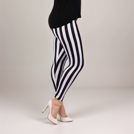 STRIPED HIGH WAIST LEGGINGS