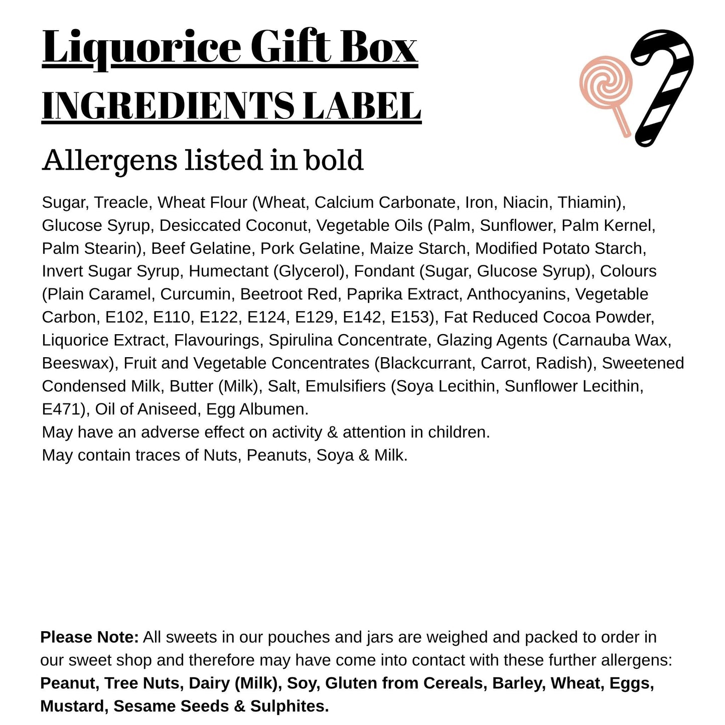 Liquorice Gift Box