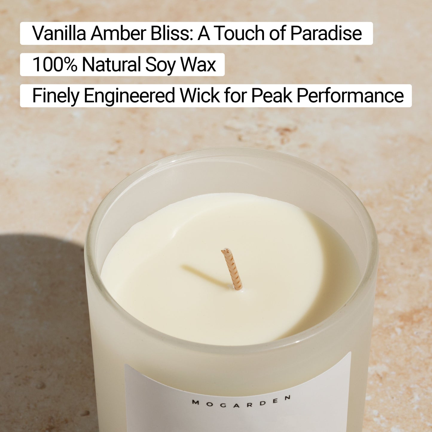 Get Well Soon Gifts for Women Men, Get Well Candle Gift, Luxury Vanilla Candle 220g