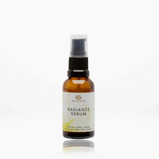 RADIANCE SERUM WITH PLANT BASED VITAMIN C & A + HYALURONIC ACID.