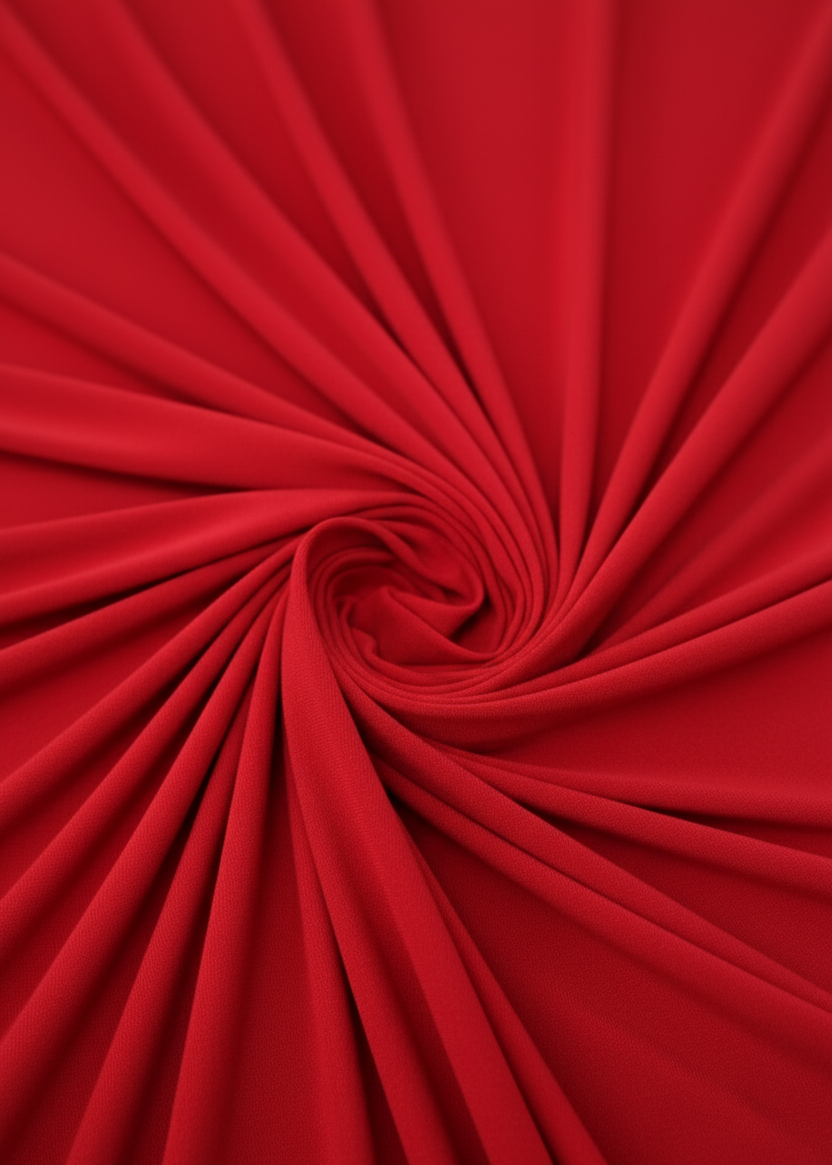 Red Ruched Detailing One Shoulder Bodycon Midi Dress