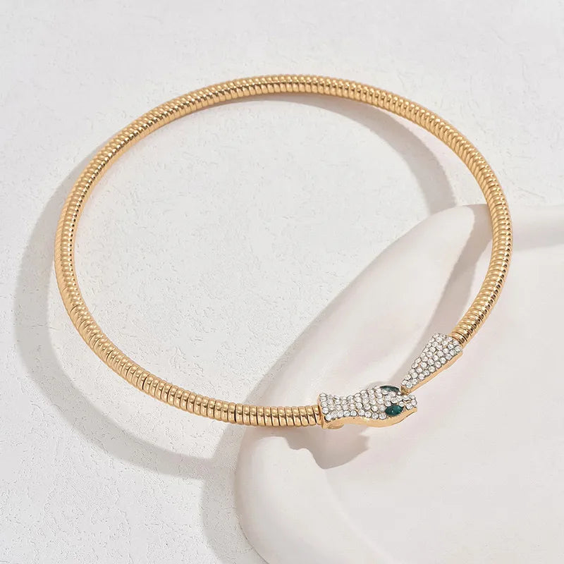 snake choker necklace for women