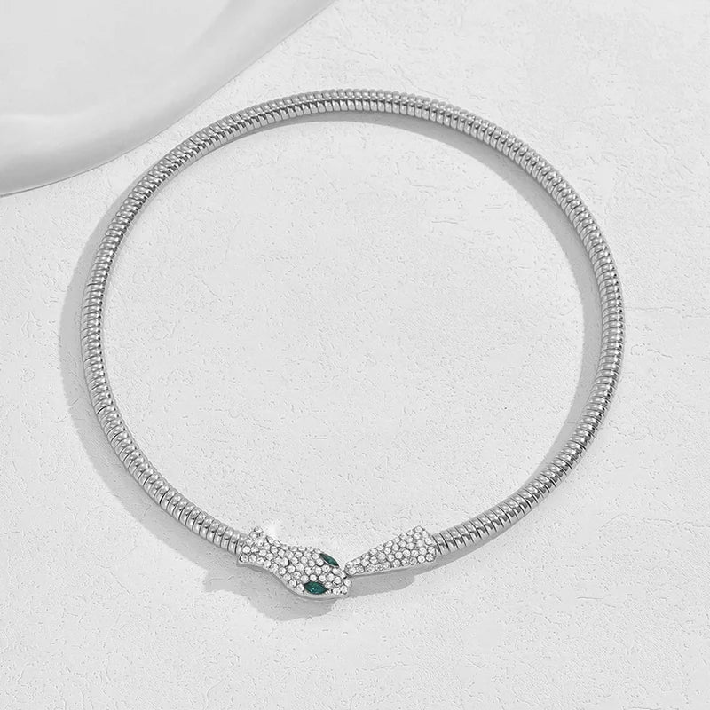 snake choker necklace for women