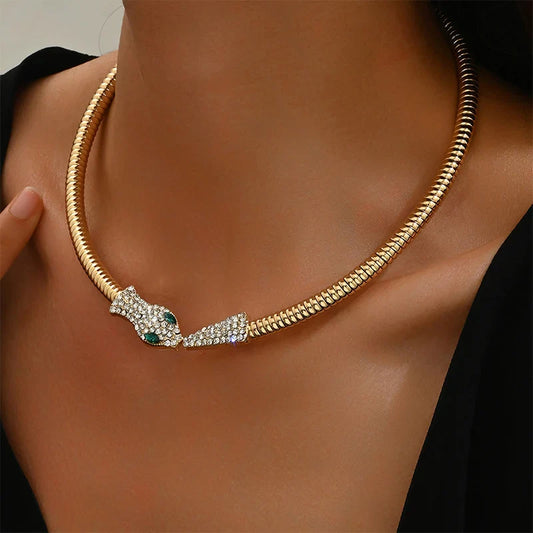 snake choker necklace for women