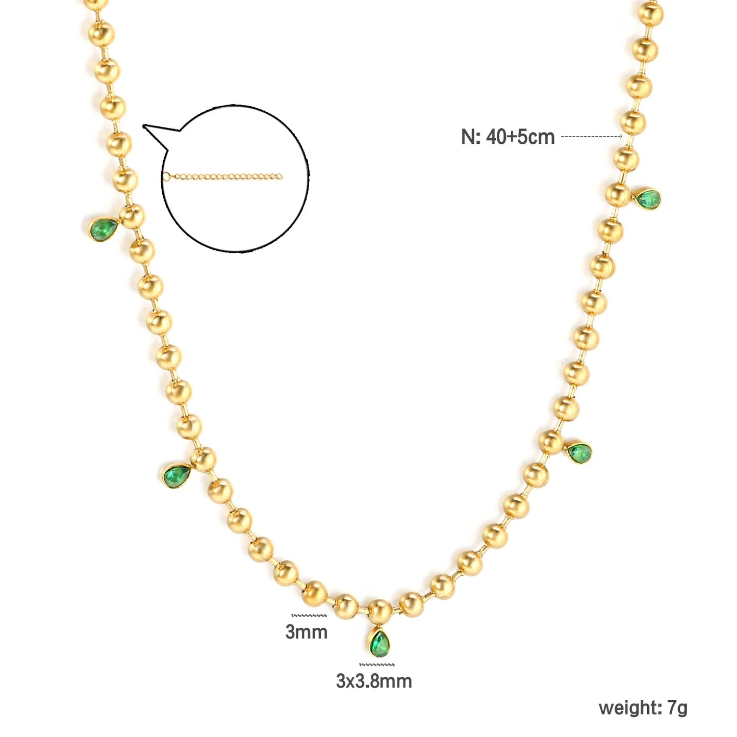 colorful cubic zirconia choker necklace