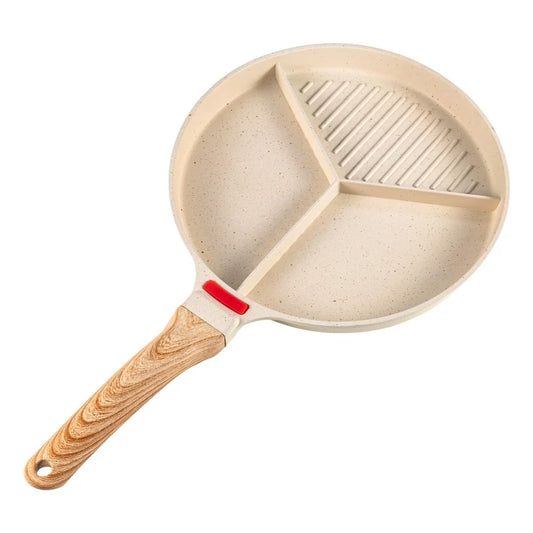 3-in-1 Non-Stick Divided Frying Pan