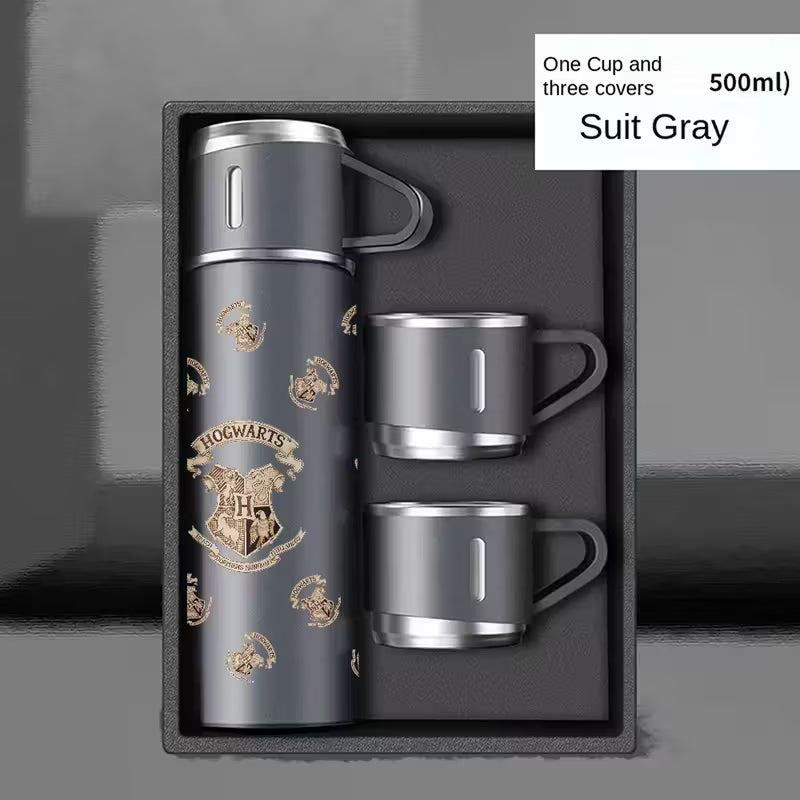Set Warner Bros. Harry Potter Stainless Steel Vacuum Flask Set,