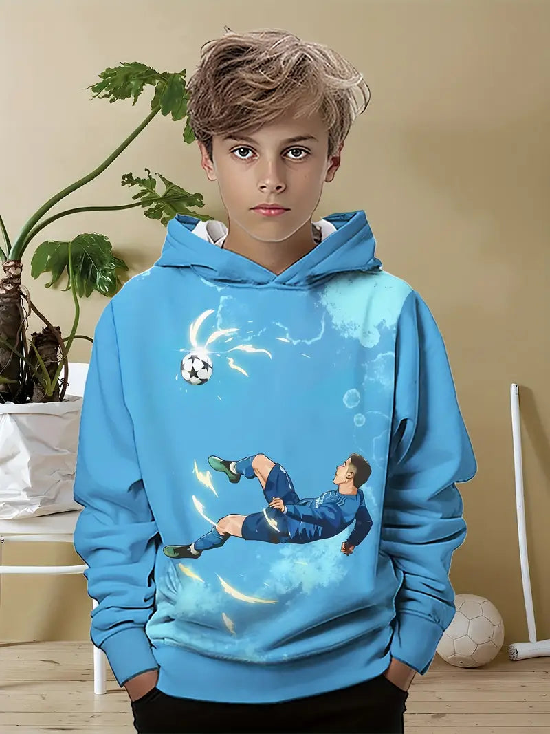 Boys Casual Long Sleeve Hoodie