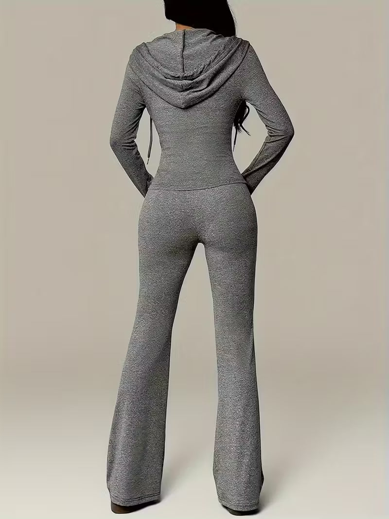 Women's Spring/Autumn New Fashion Casual Hooded swear Set,