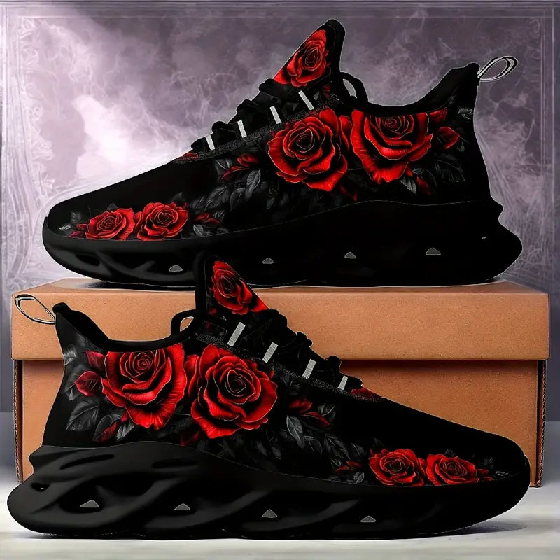 Stylish Rose Sneakers