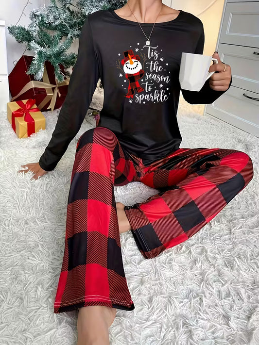 Women'S Cozy Christmas Pajama Set
