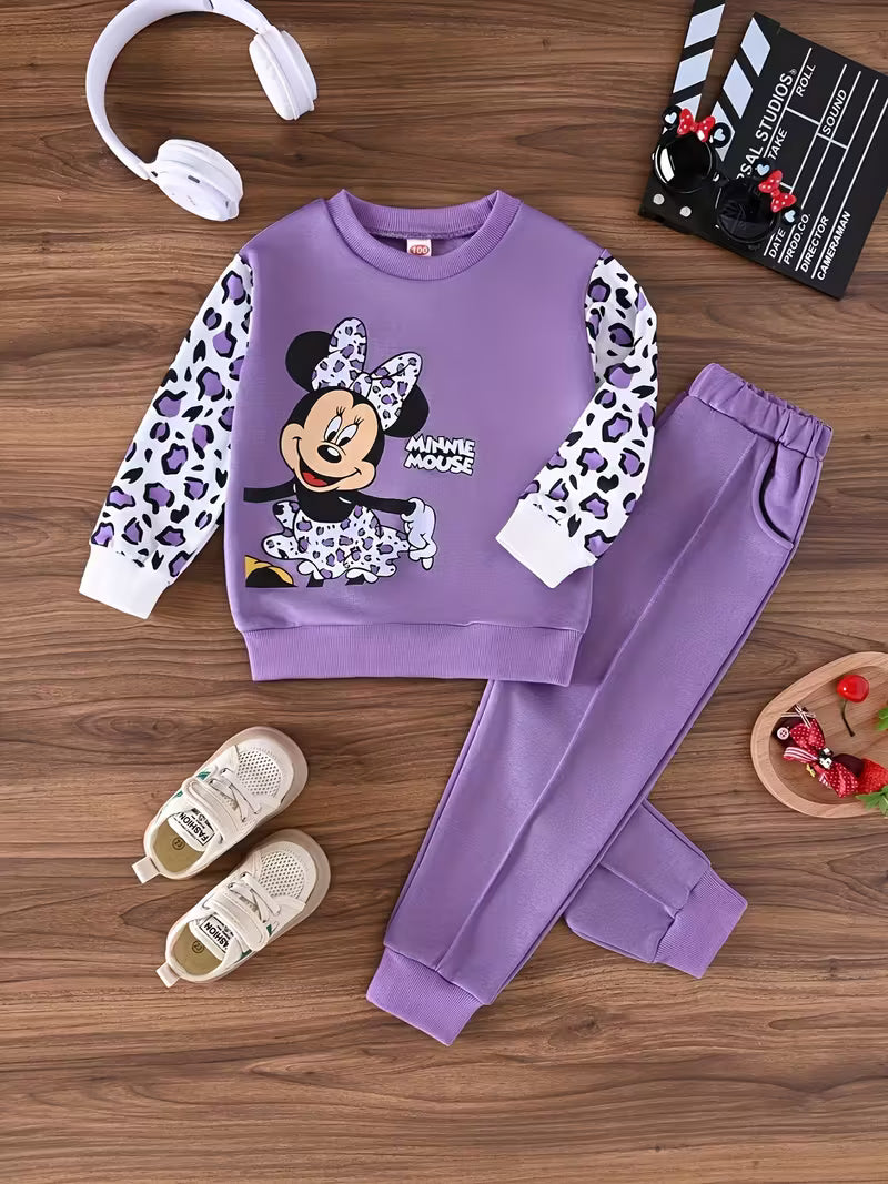 Disney Official Licensed 2pcs Kids' Mickey Mouse Outfit Set