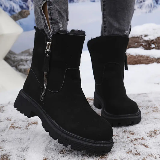 Women's Plush-Lined Thermal Winter Boots