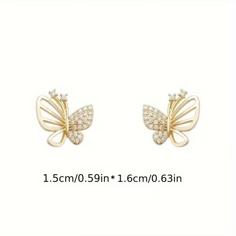 Women's Elegant Butterfly Earrings