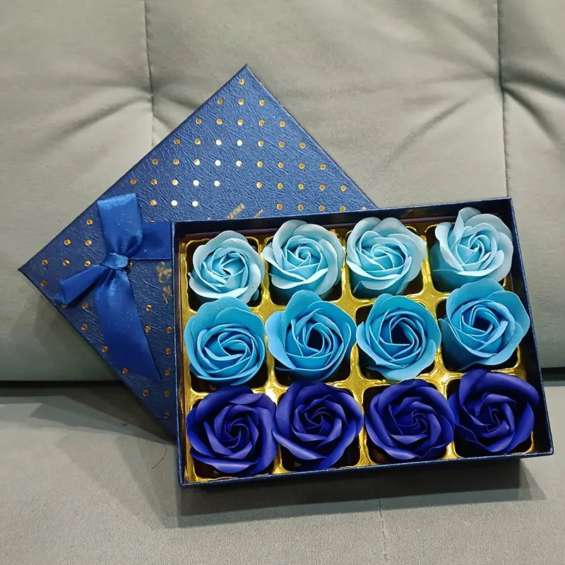 12pcs Elegant Soap Rose Gift Set