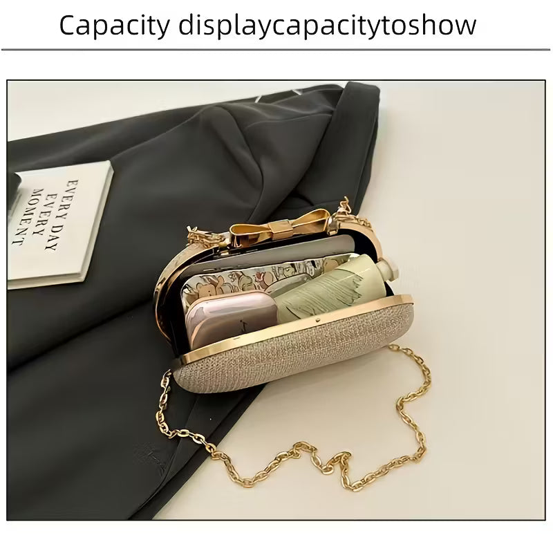 Light Luxury Sequin Simple Handbag,