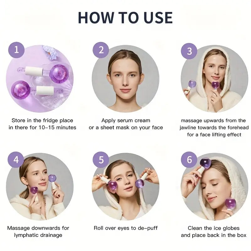 Face Ice Balls 2pcs Set