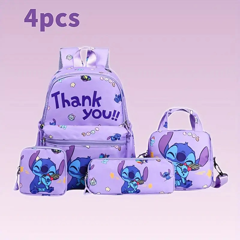 Disney Star Stitch Backpack Set