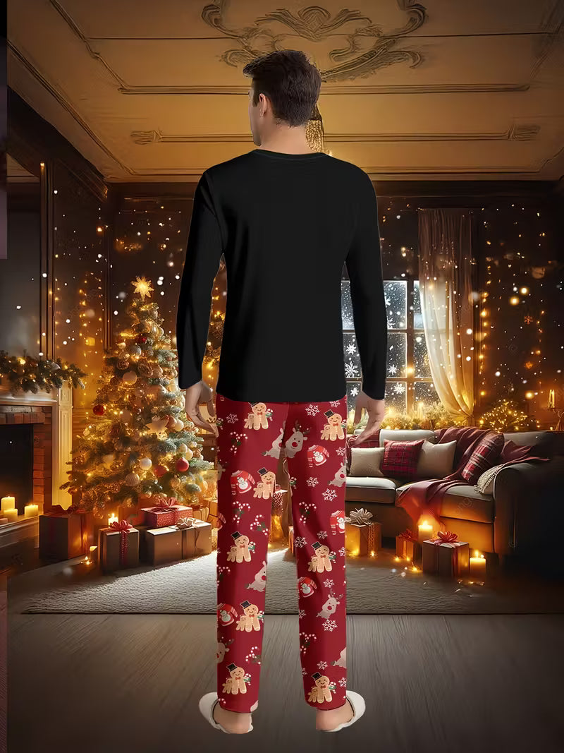 Men's Winter Casual Christmas Style Cute Elf