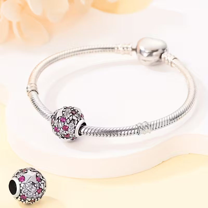 1pc Winter Romantic Series Christmas Beaded Bracelet,